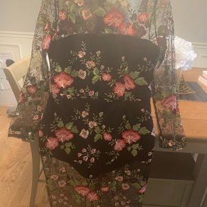 ASOS dress with mesh